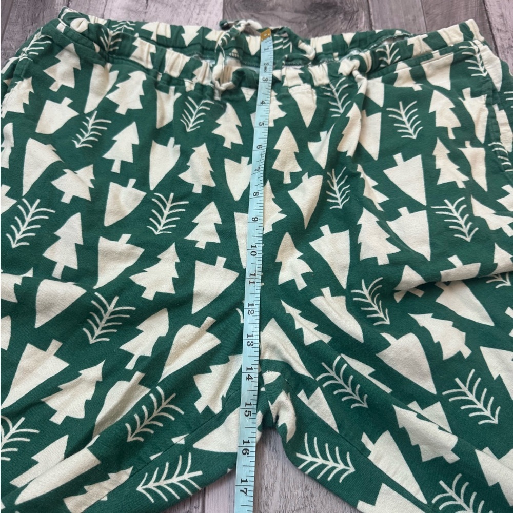 Hanna Andersson Pajama Bottoms Green Christmas Trees Unisex Large Holiday - Picture 6 of 9